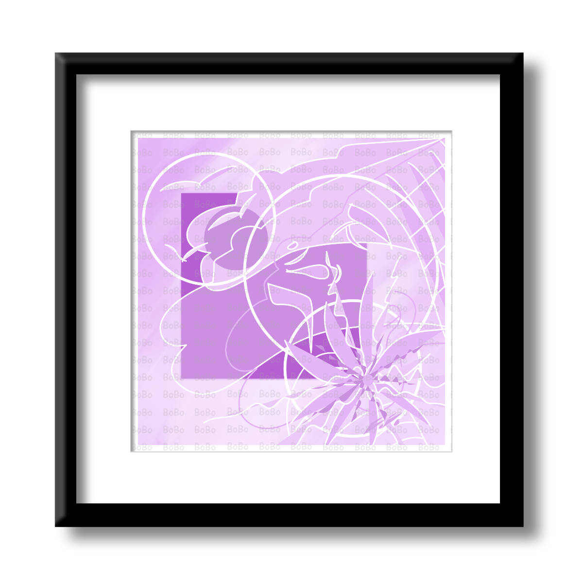 Limited edition African art print featuring vibrant tribal patterns and bold colors by Mack Bo Ross