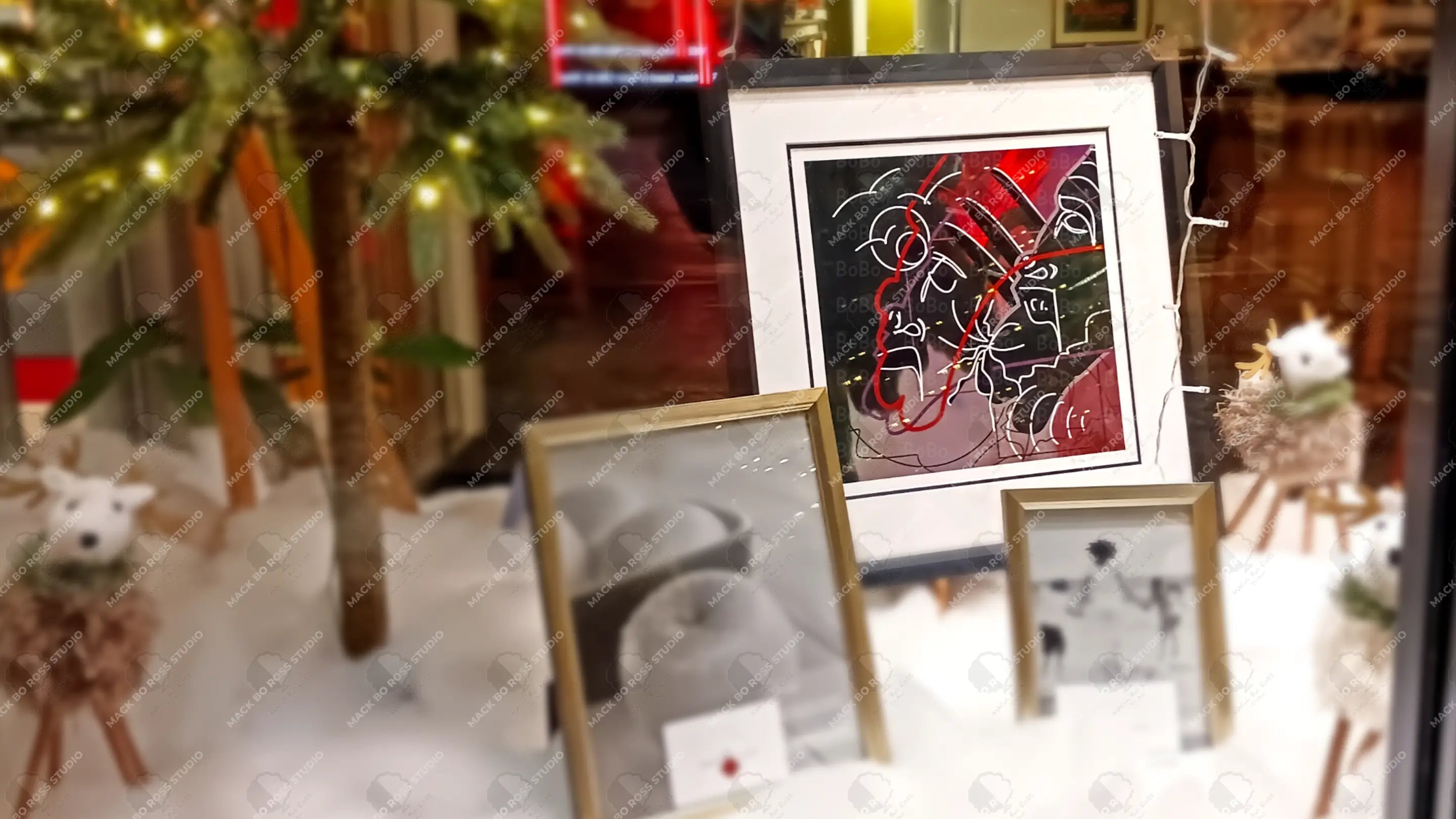 12x12 inch fine art print framed by a professional frame shop, printed on white paper and displayed ready to hang