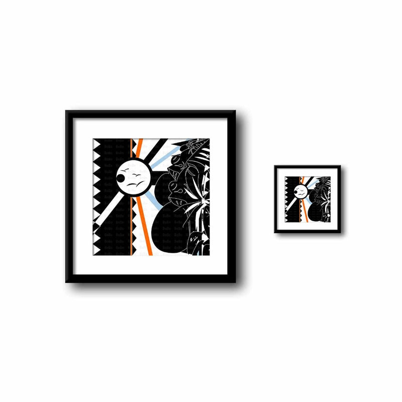 Beautiful 12 inch by 12 inch black and white print on premium matte bright white acid-free photo paper 230 gsm, using Canon Pixma 200 and finestra paper by artist Mack Bo Ross aka Bobo aka Addictivescribbles from Madison, Wisconsin.