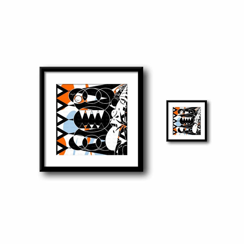 Beautiful 12 inch by 12 inch black and white print on premium matte bright white acid-free photo paper 230 gsm, using Canon Pixma 200 and finestra paper by artist Mack Bo Ross aka Bobo aka Addictivescribbles from Madison, Wisconsin.